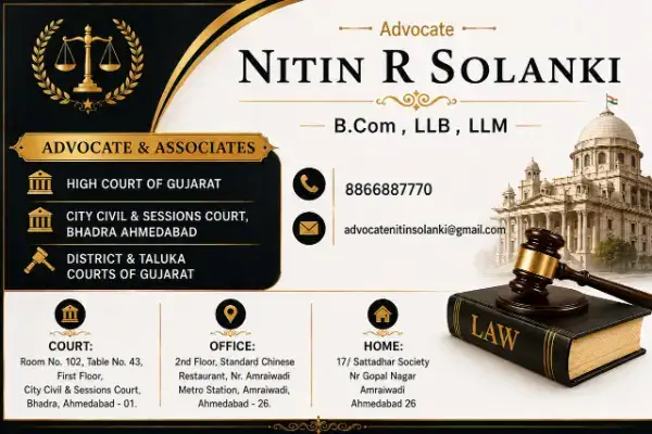 Nitin R Solanki – Advocate & Associates Logo
